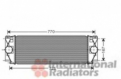 VAN WEZEL 30004396 -  Интеркулер
